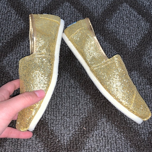 TOMS Preschool Classics Canvas Gold - Picture 3 of 3